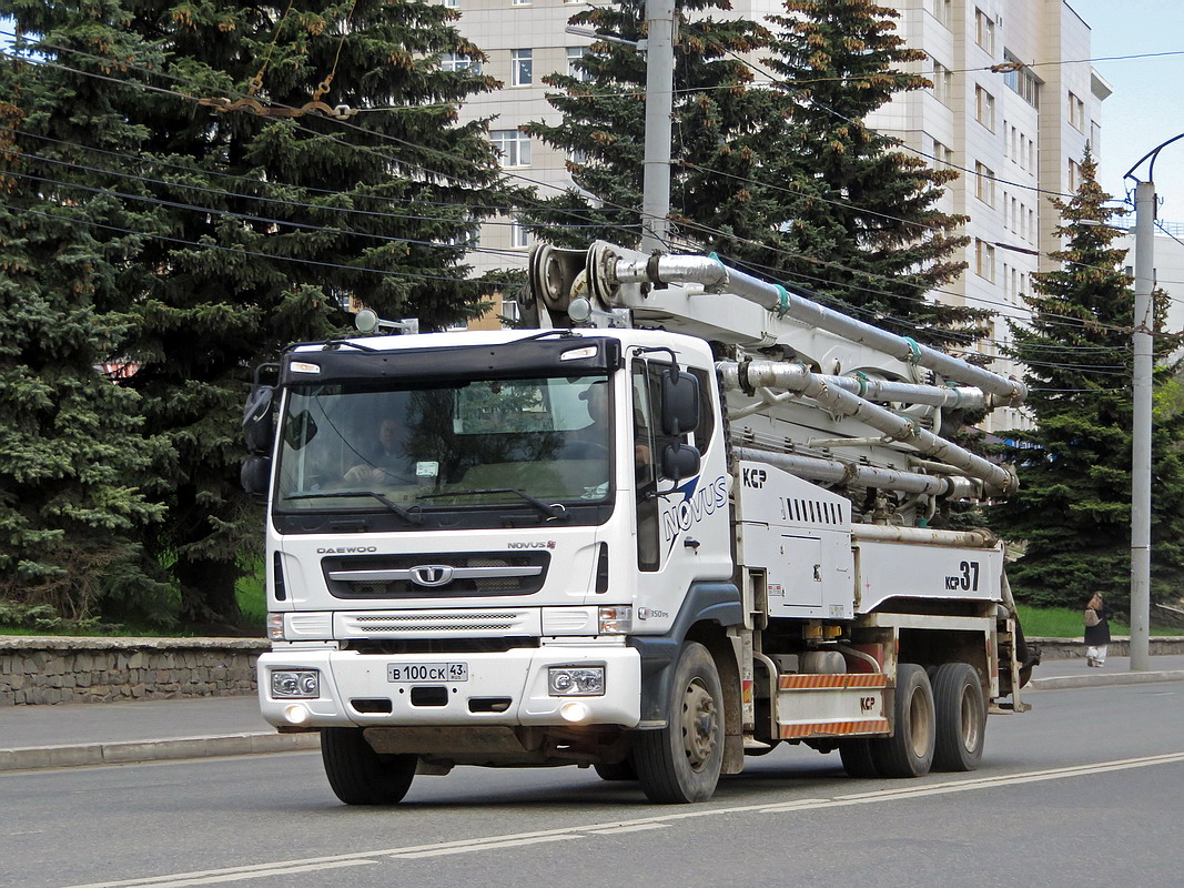Кировская область, № В 100 СК 43 — Daewoo Novus