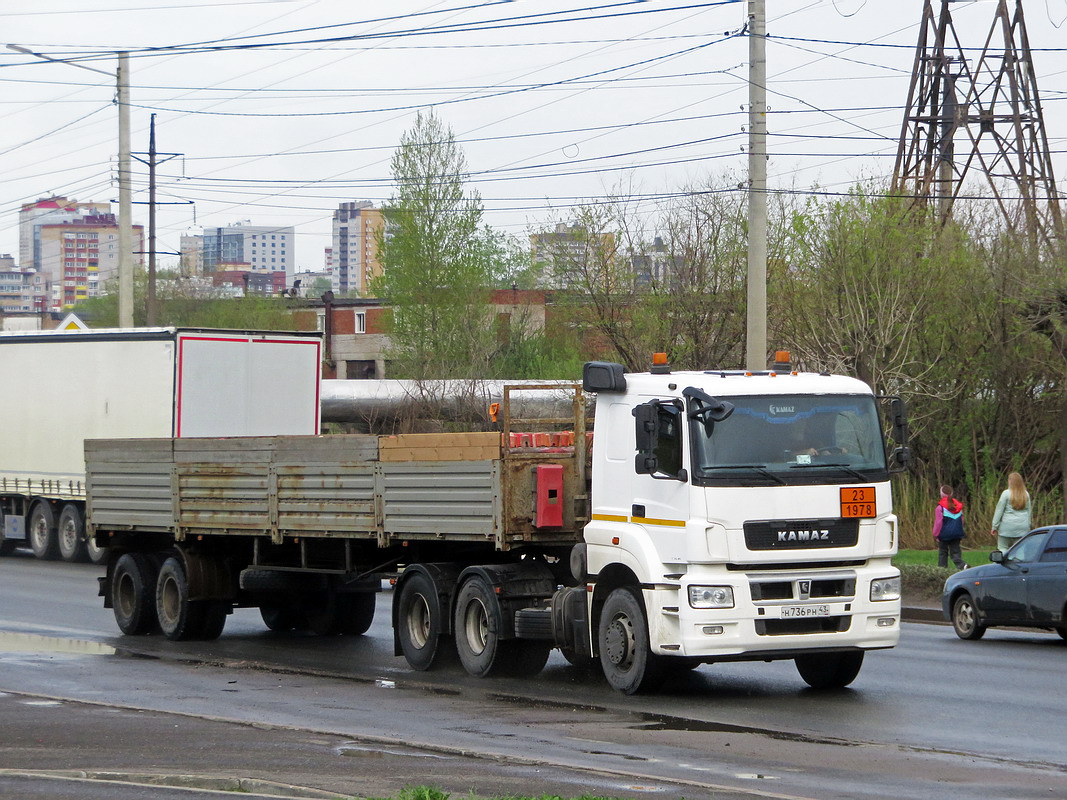 Кировская область, № Н 736 РН 43 — КамАЗ-65206-S5(87)