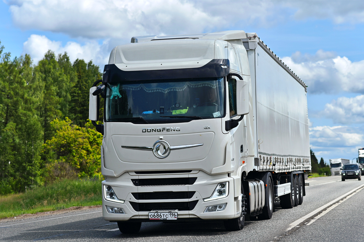 Свердловская область, № О 686 ТС 196 — Dongfeng GX DFH4180