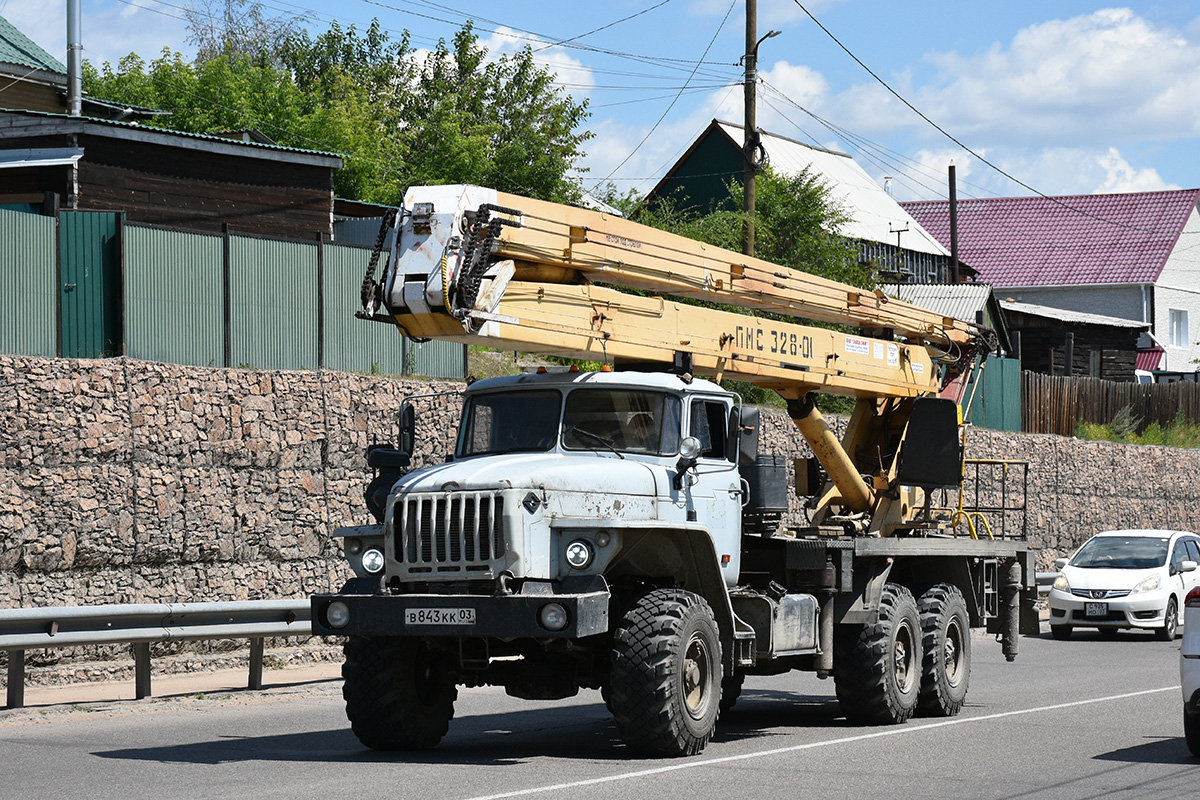 Бурятия, № В 843 КК 03 — Урал-4320