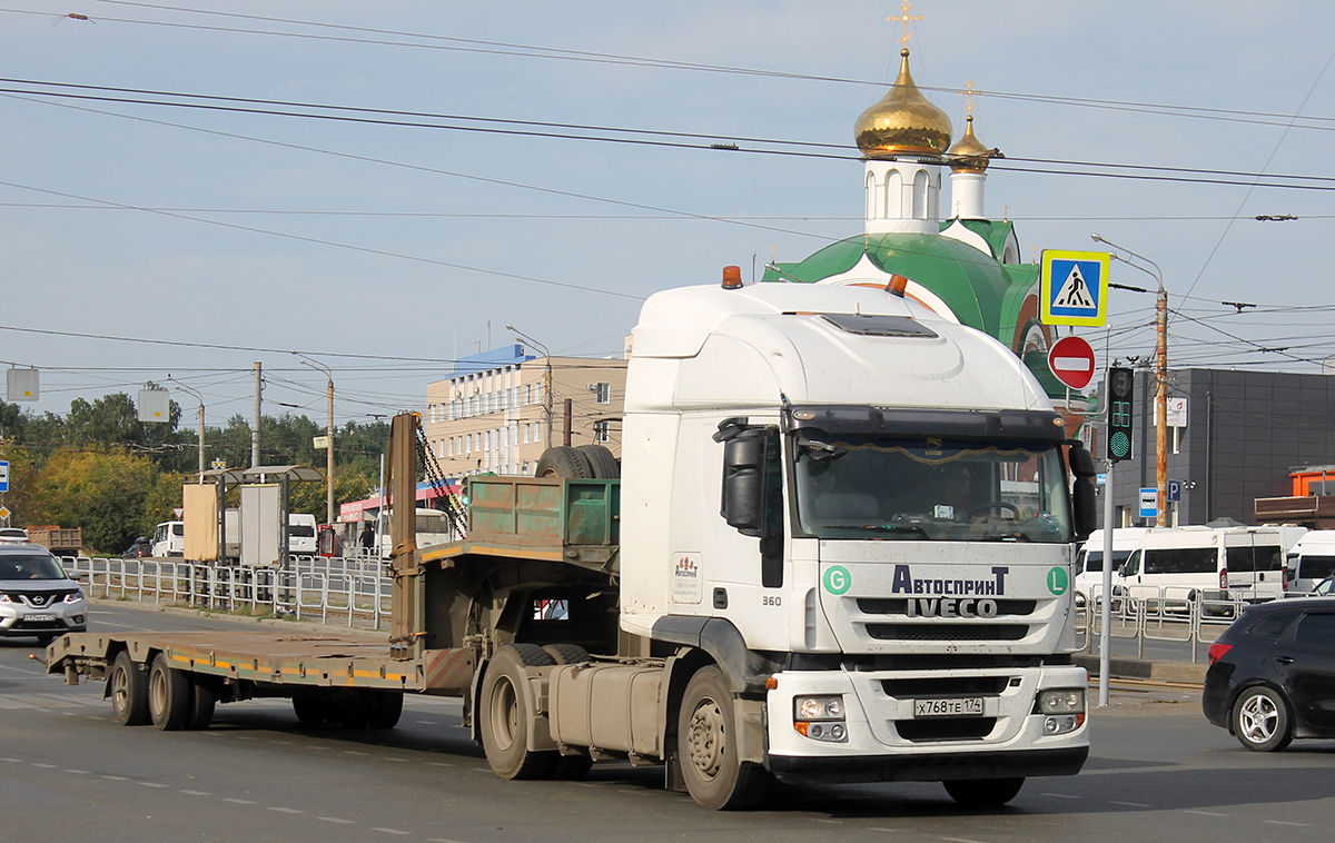 Челябинская область, № Х 768 ТЕ 174 — IVECO Stralis ('2007) 350
