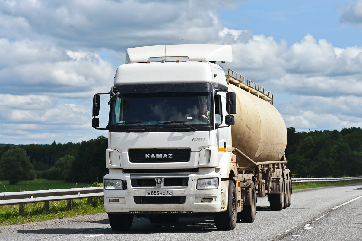 Удмуртия, № В 853 НС 18 — КамАЗ-5490-S5(87)