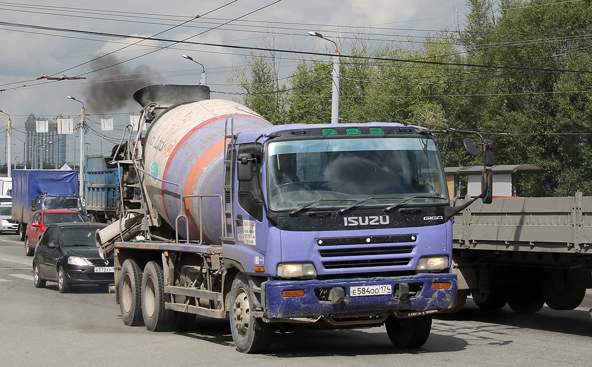 Челябинская область, № Е 584 ОО 174 — Isuzu Giga (общая модель)