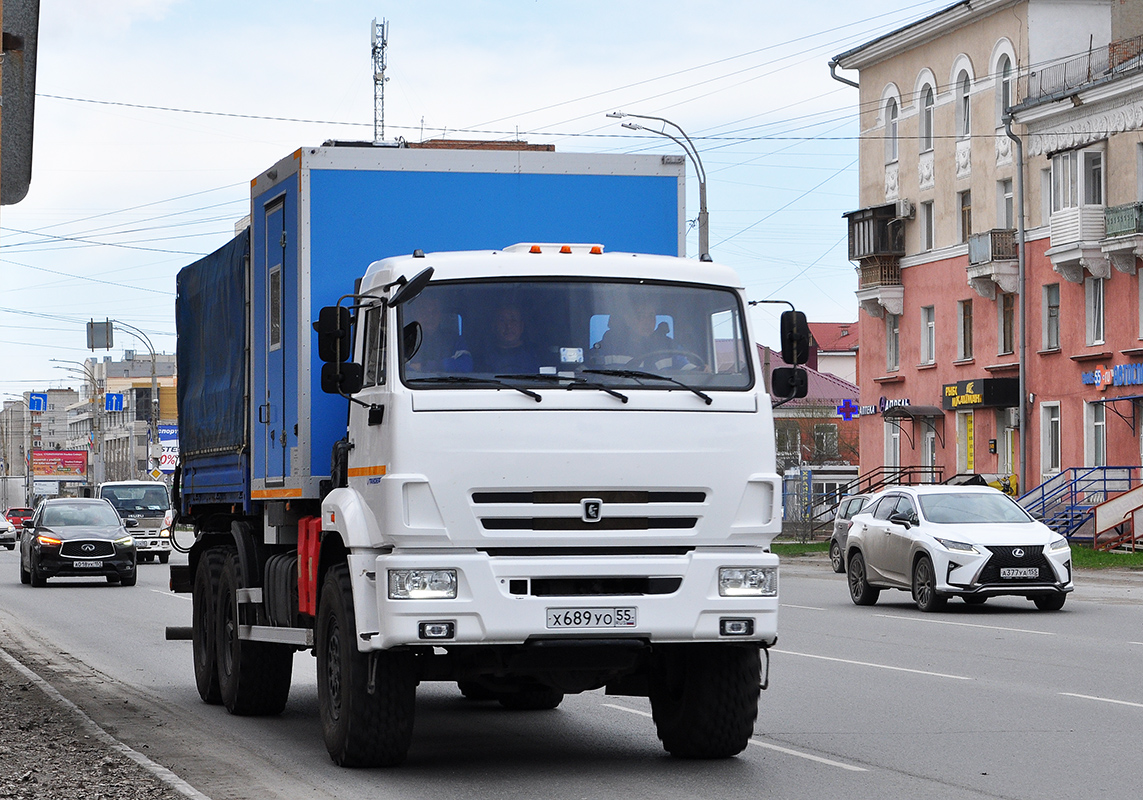 Омская область, № Х 689 УО 55 — КамАЗ-43118 (общая модель)
