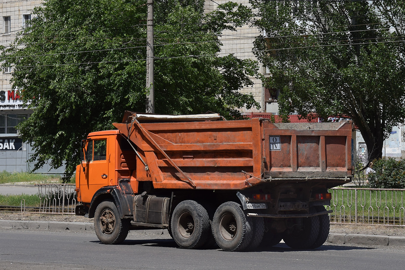 Волгоградская область, № В 418 АК 134 — КамАЗ-5511