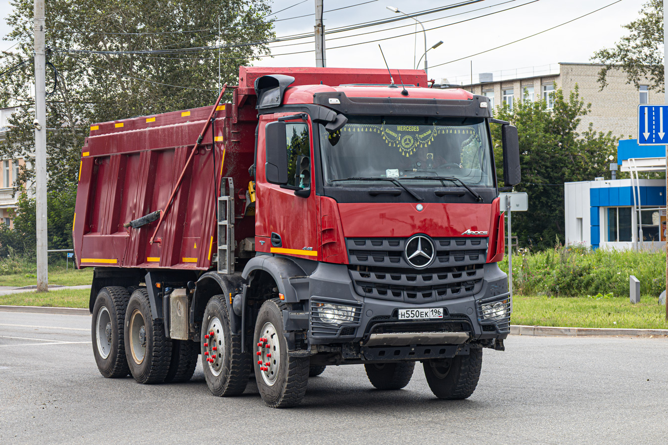 Свердловская область, № Н 550 ЕК 196 — Mercedes-Benz Arocs 4145 [Z9M]
