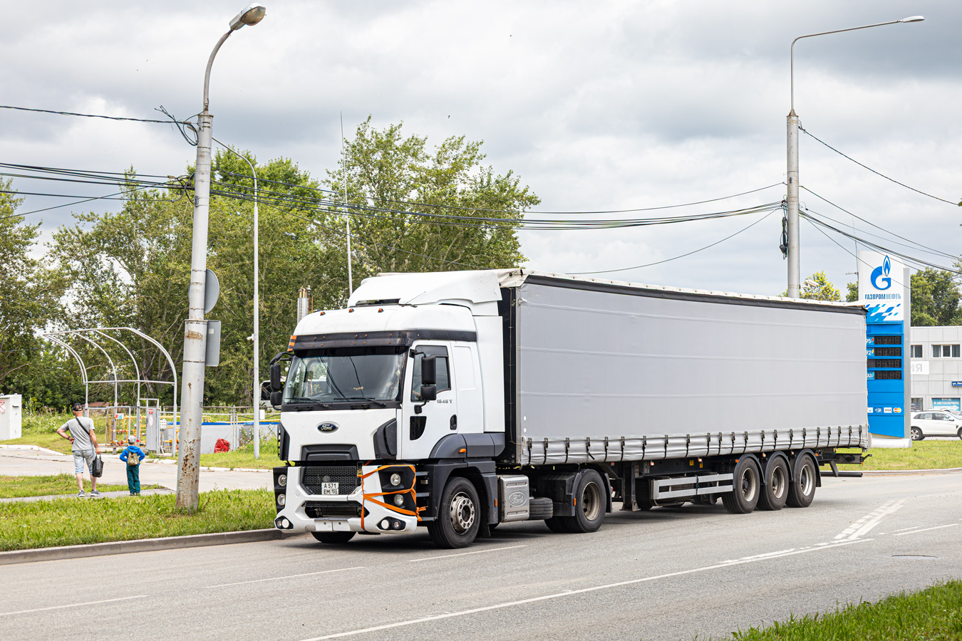 Омская область, № А 571 ЕМ 155 — Ford Cargo ('2012) 1848T
