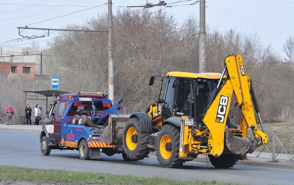 Омская область, № 6185 АА 55 — JCB 4CX
