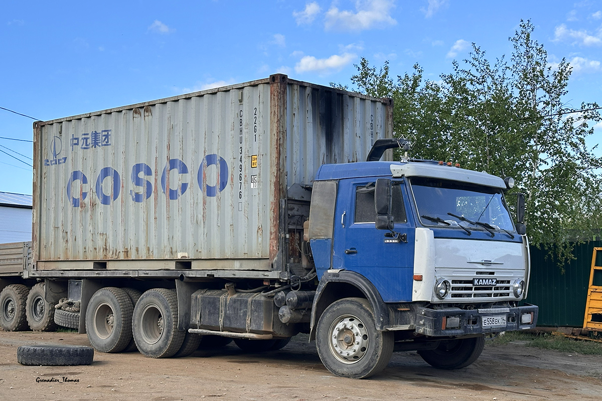 Саха (Якутия), № Е 558 ЕК 14 — КамАЗ-53212