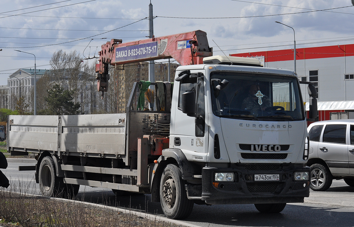 Омская область, № А 743 ОК 155 — IVECO EuroCargo ('2008)