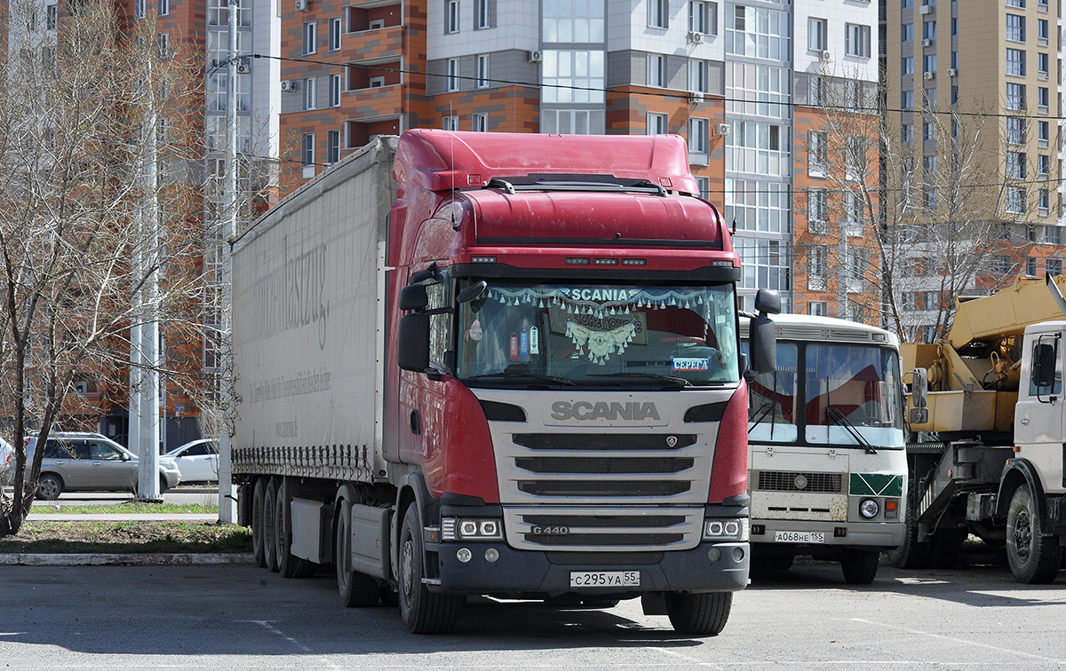 Омская область, № С 295 УА 55 — Scania ('2013) G440