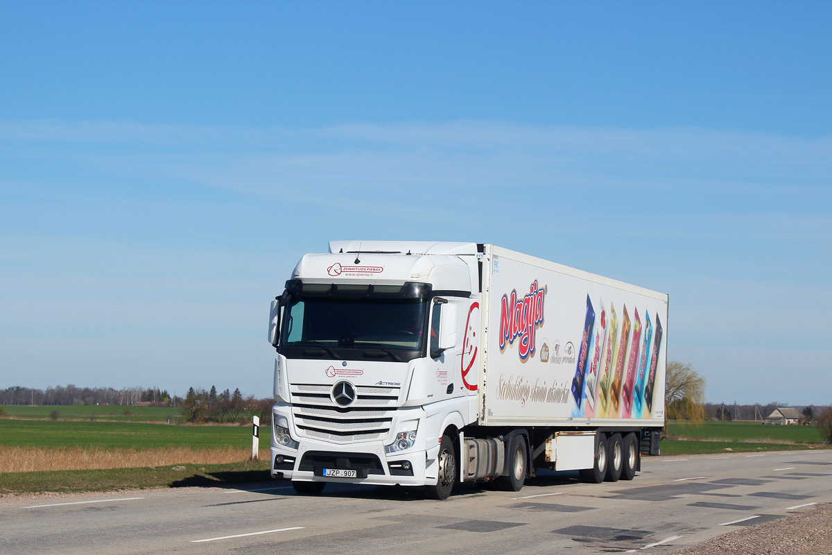 Литва, № JZP 907 — Mercedes-Benz Actros ('2011)