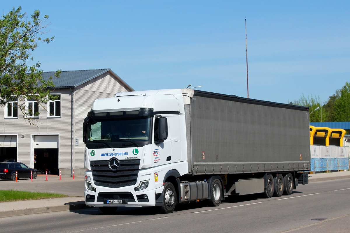 Литва, № MJP 356 — Mercedes-Benz Actros ('2018) 1845