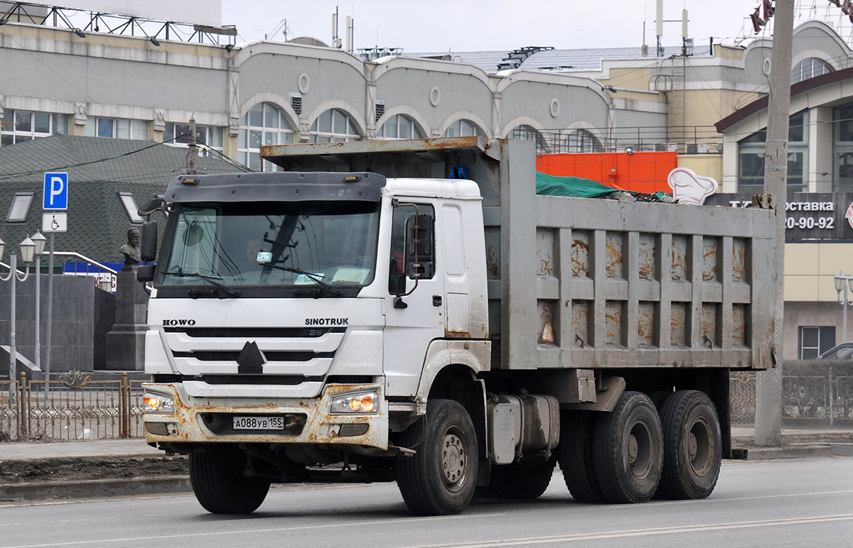 Омская область, № А 088 УВ 155 — Sinotruk (общая модель)