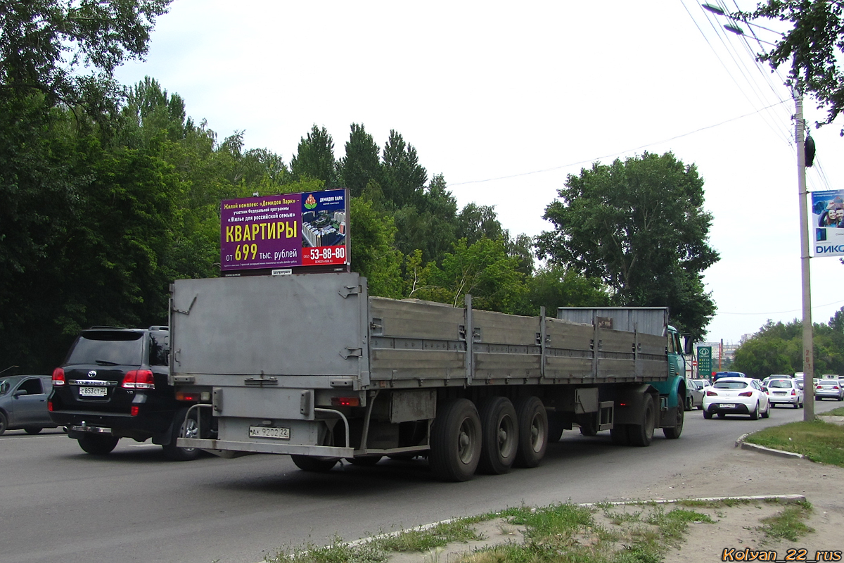 Алтайский край, № АК 9202 22 — МАЗ-9758