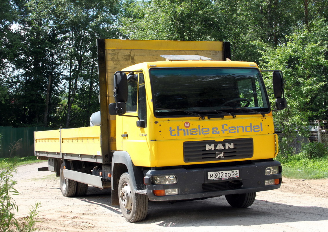Новгородская область, № М 302 ВО 53 — MAN LE (общая модель)