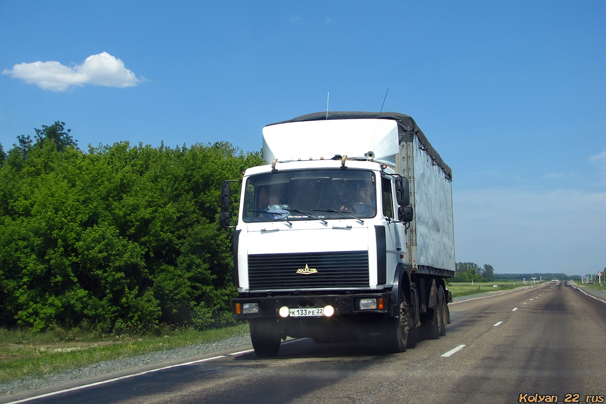 Алтайский край, № К 133 РЕ 22 — МАЗ-6303 (общая модель)