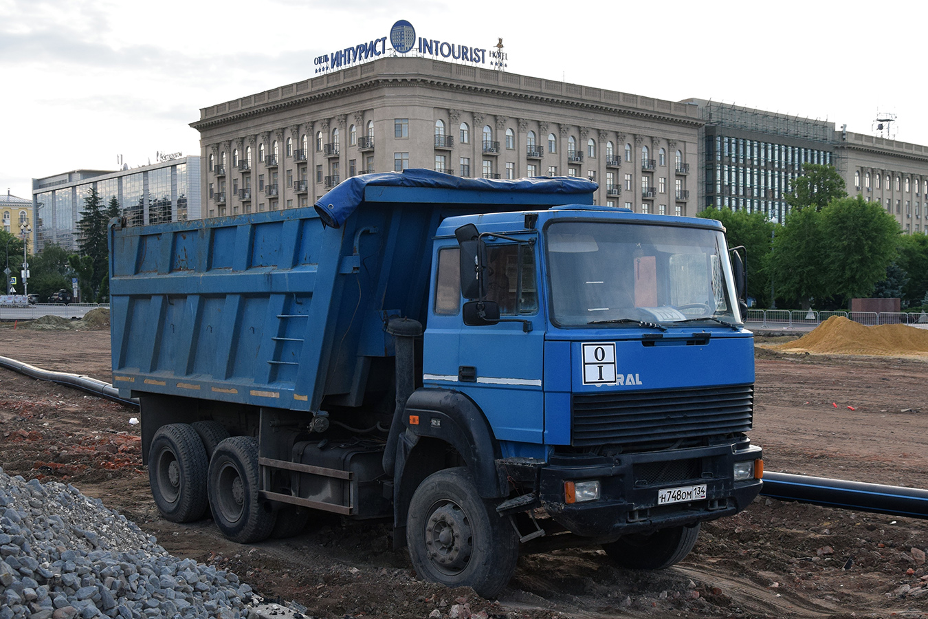 Волгоградская область, № Н 748 ОМ 134 — Урал-63685