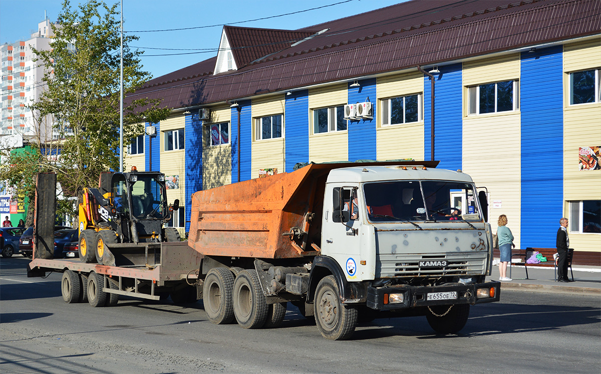 Тюменская область, № Е 655 ОЕ 72 — КамАЗ-55111-02 [55111C]