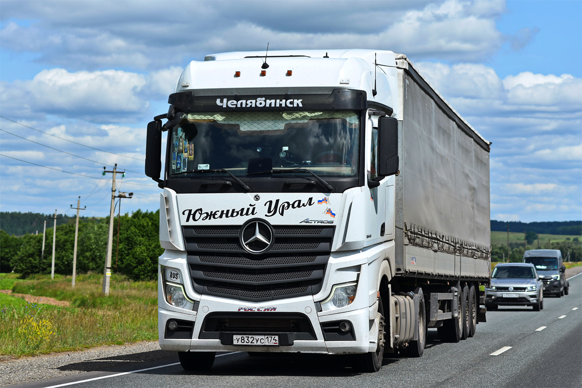 Челябинская область, № У 832 УС 174 — Mercedes-Benz Actros '18 1845 [Z9M]