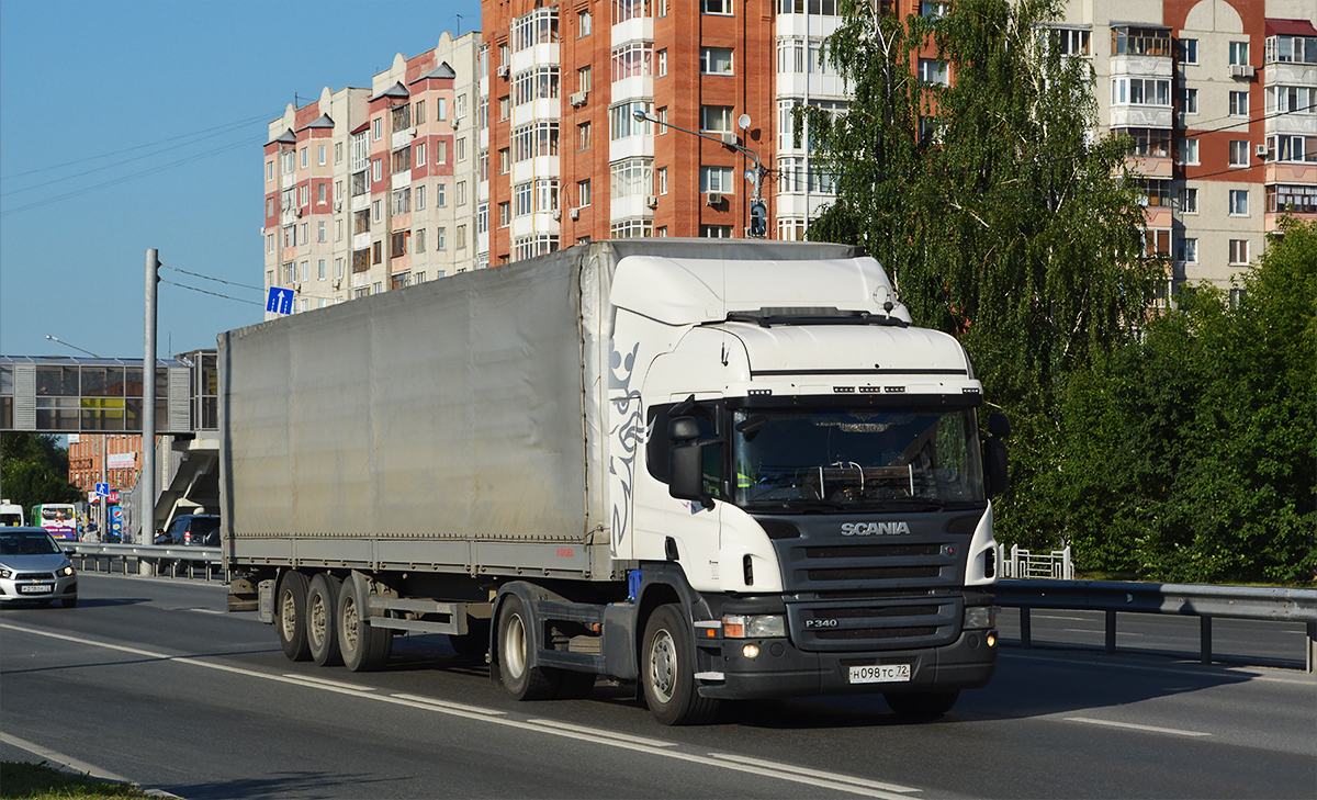 Тюменская область, № Н 098 ТС 72 — Scania ('2011) P340