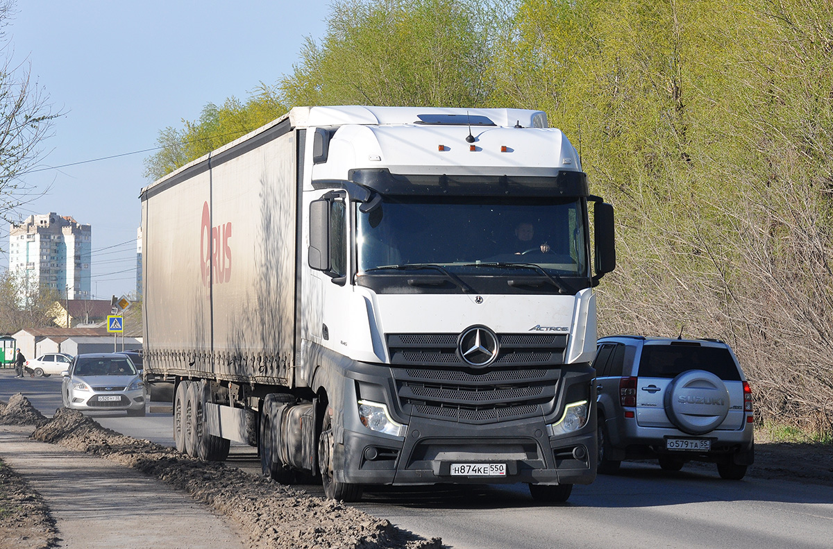 Московская область, № Н 874 КЕ 550 — Mercedes-Benz Actros ('2011) 1846