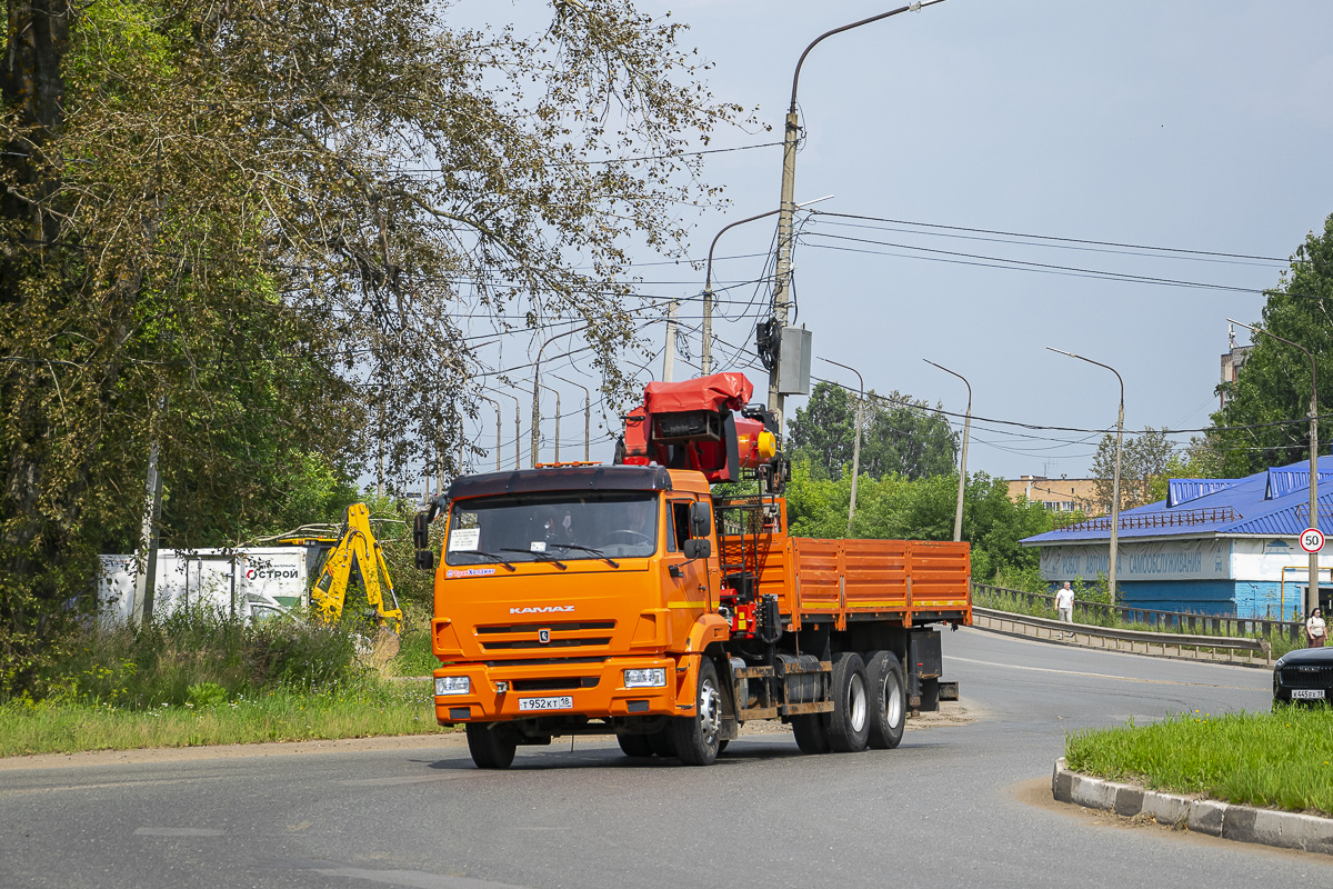 Удмуртия, № Т 952 КТ 18 — КамАЗ-65115-50