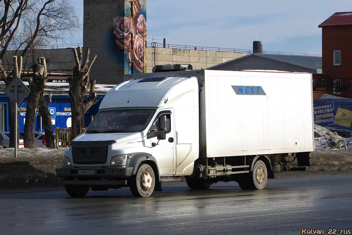 Алтайский край, № У 988 ХР 22 — ГАЗ-C41RB3