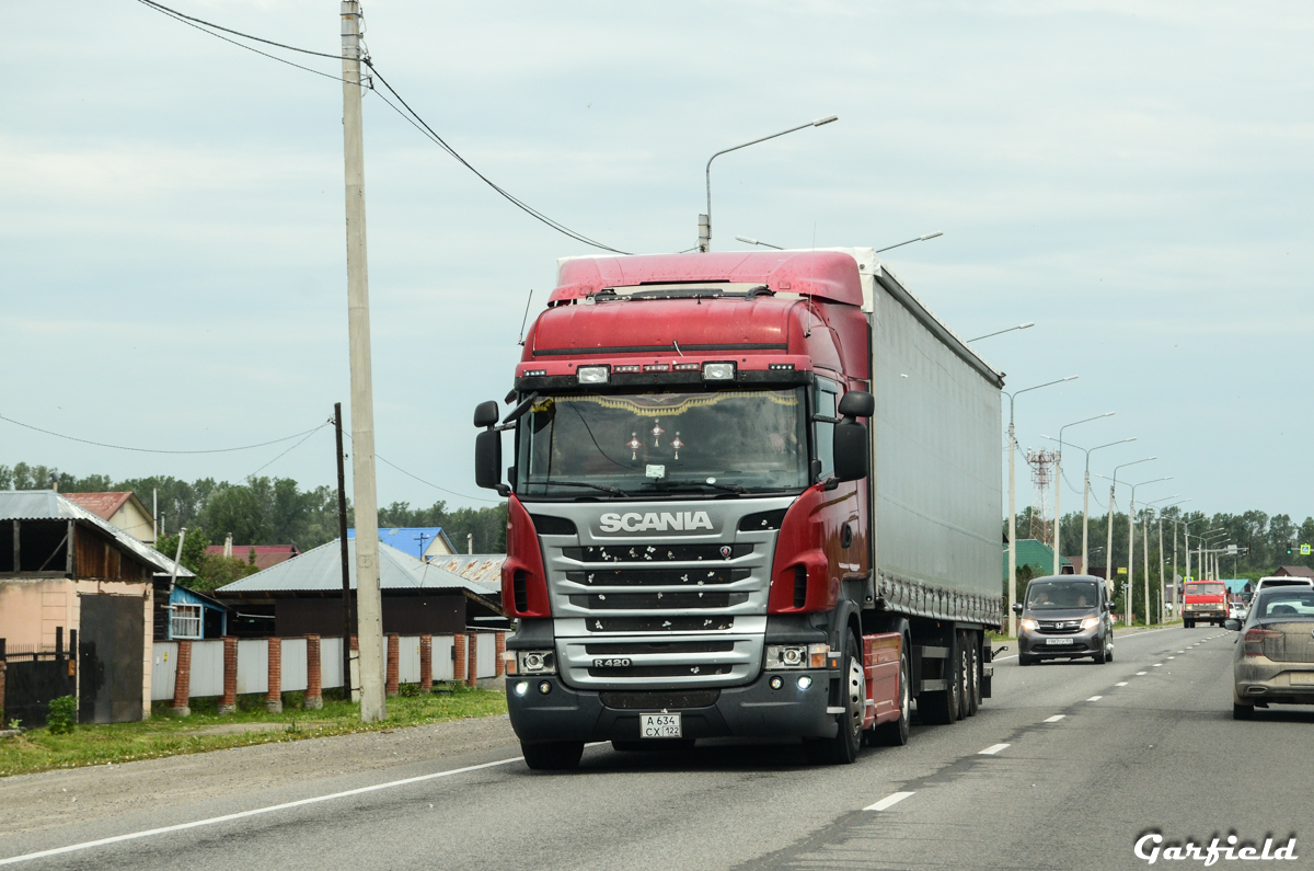 Алтайский край, № А 634 СХ 122 — Scania ('2009) R420