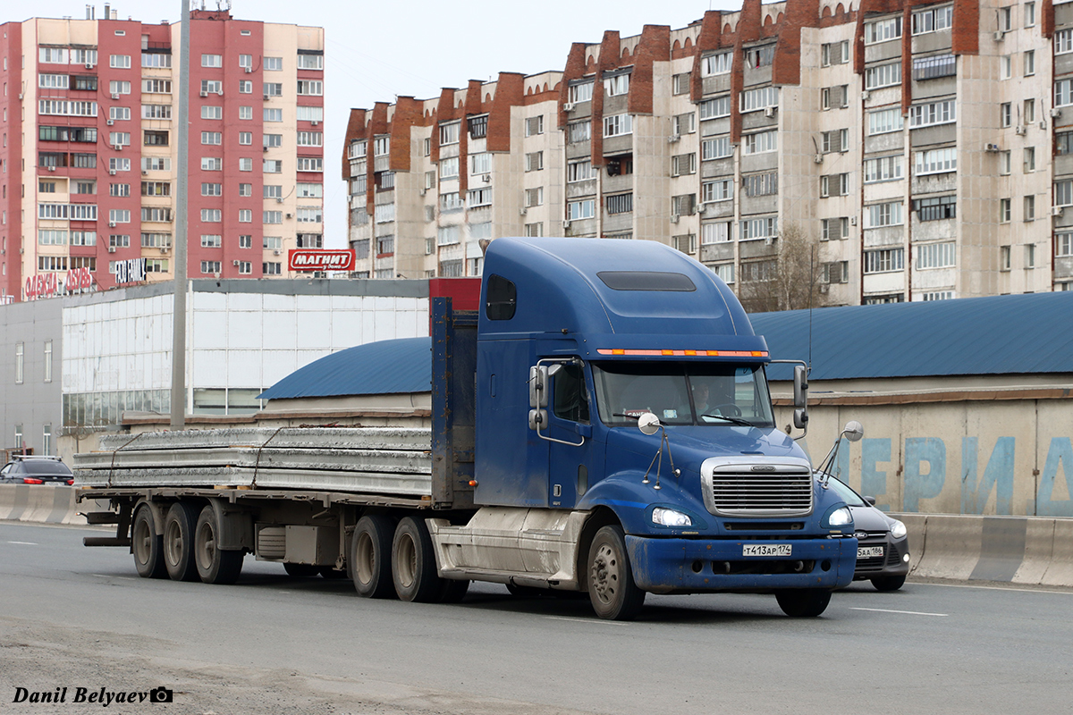 Челябинская область, № Т 413 АР 174 — Freightliner Columbia