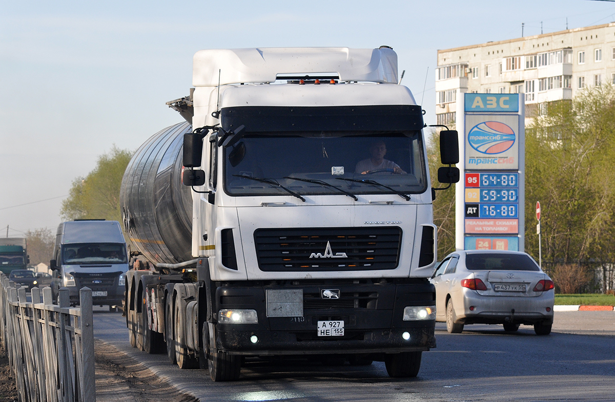 Омская область, № А 927 НЕ 155 — МАЗ-643008