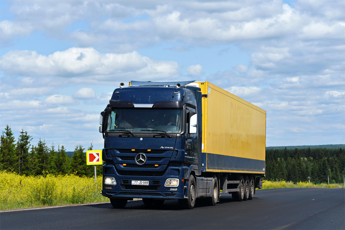 Азербайджан, № 77-JD-988 — Mercedes-Benz Actros ('2009)