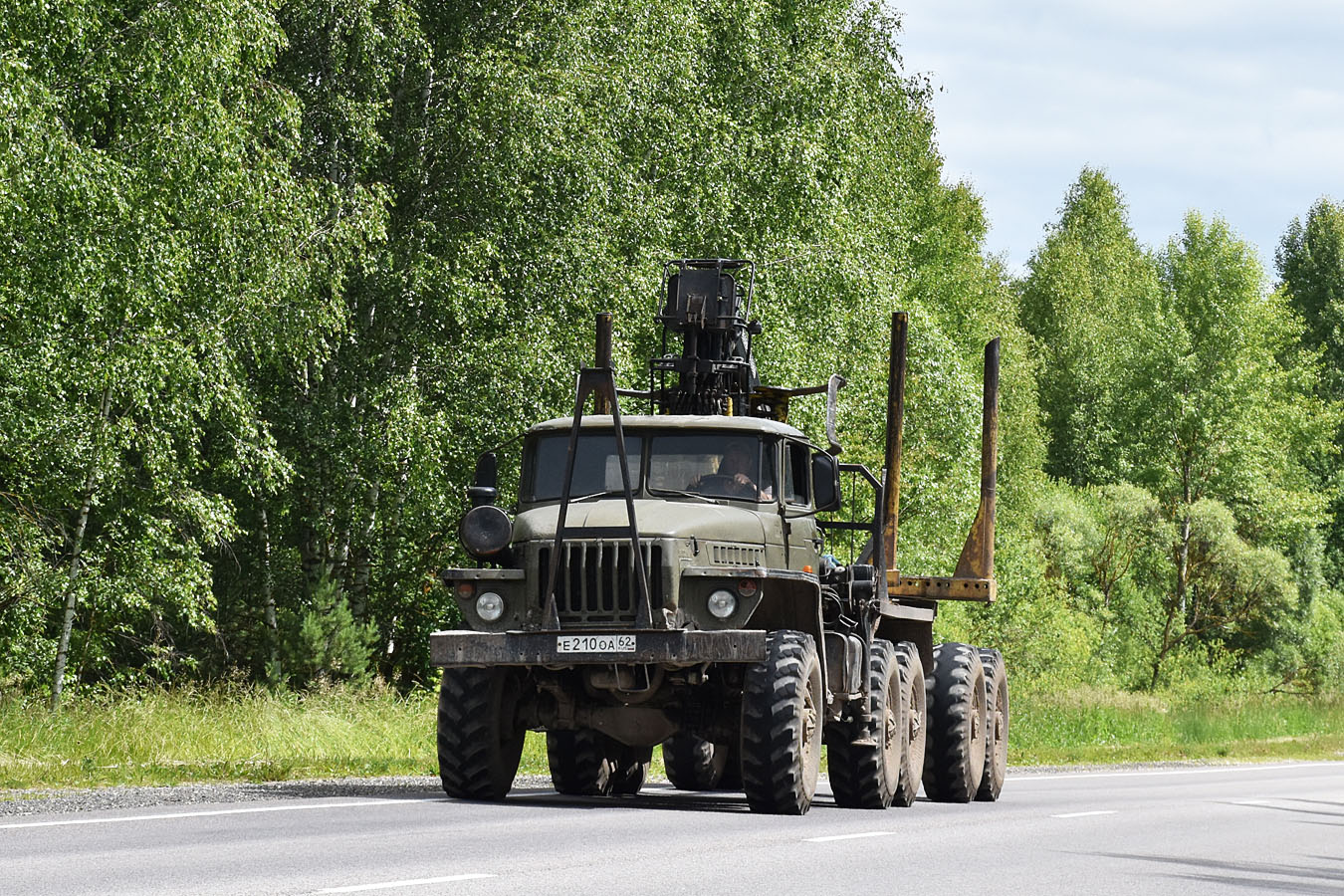 Рязанская область, № Е 210 ОА 62 — Урал-4320