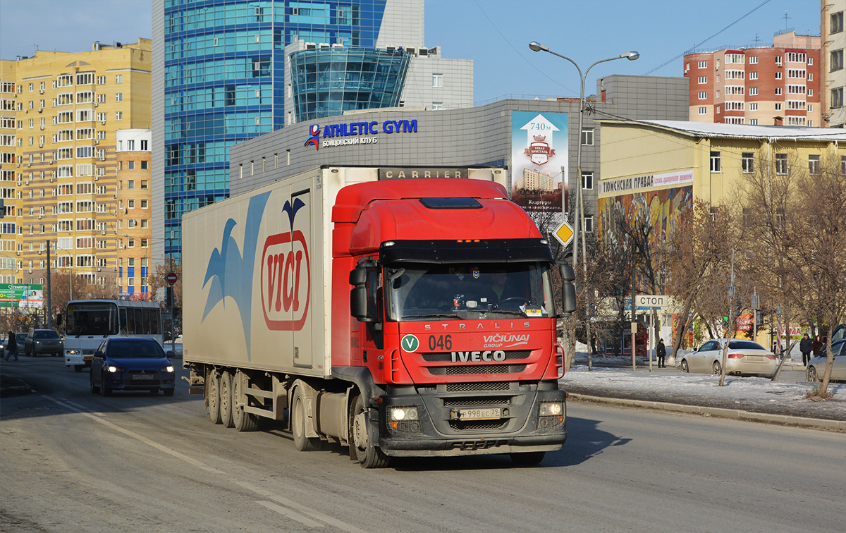 Калининградская область, № Р 998 ЕС 39 — IVECO Stralis ('2012)