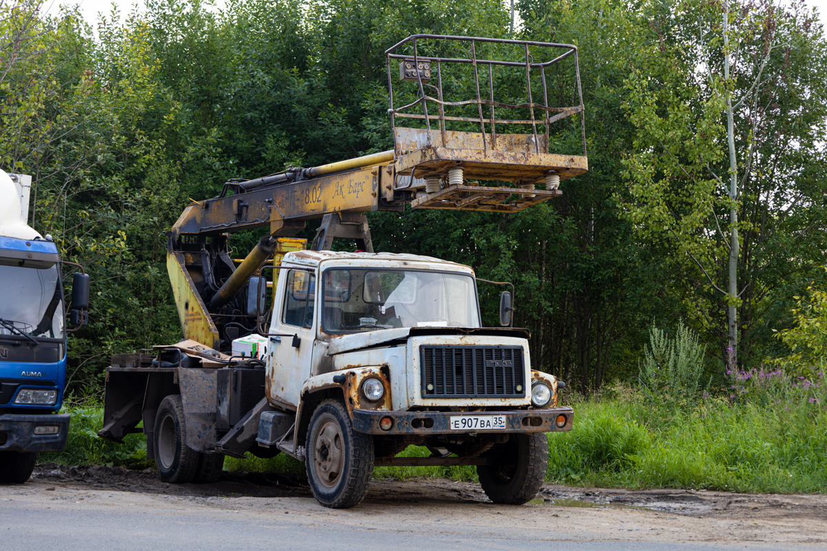 Вологодская область, № Е 907 ВА 35 — ГАЗ-3307