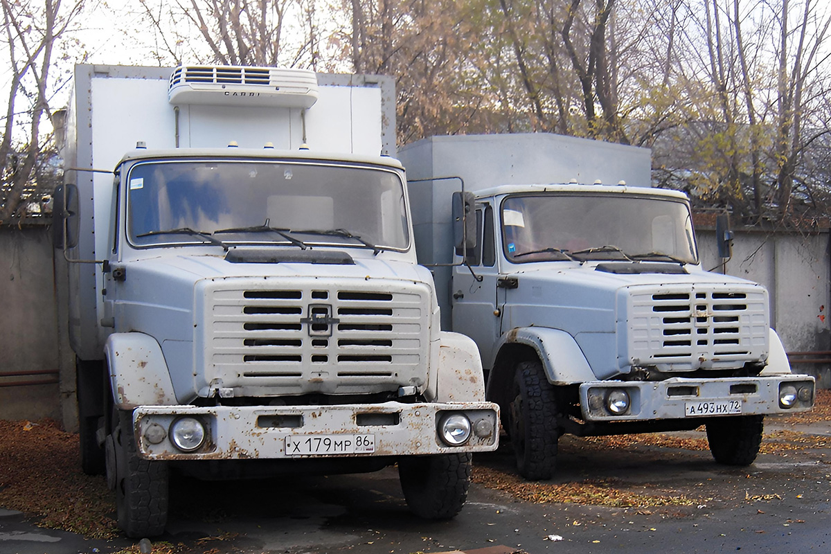 Тюменская область, № Х 179 МР 86 — ЗИЛ-4331/4329/4332/4333/4335 (общ.мод.); Тюменская область, № А 493 НХ 72 — ЗИЛ-4331/4329/4332/4333/4335 (общ.мод.)