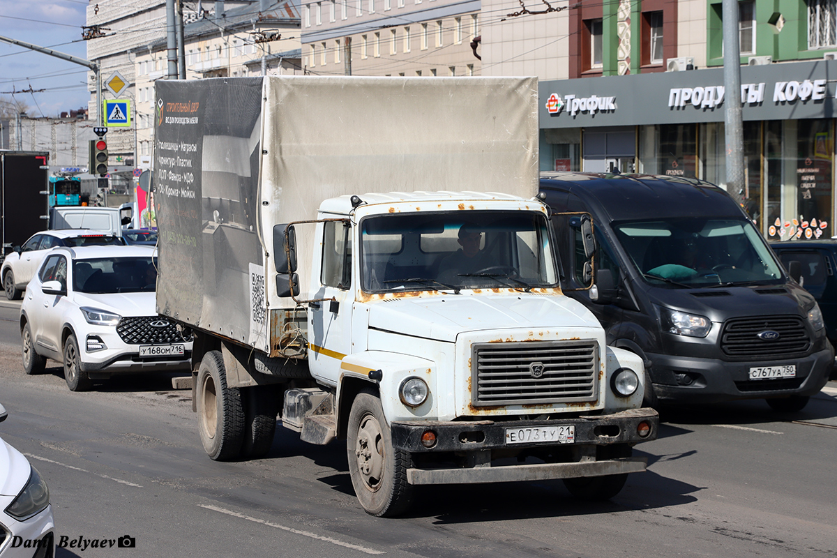 Чувашия, № Е 073 ТУ 21 — ГАЗ-3306/3307/3309 (общая модель)