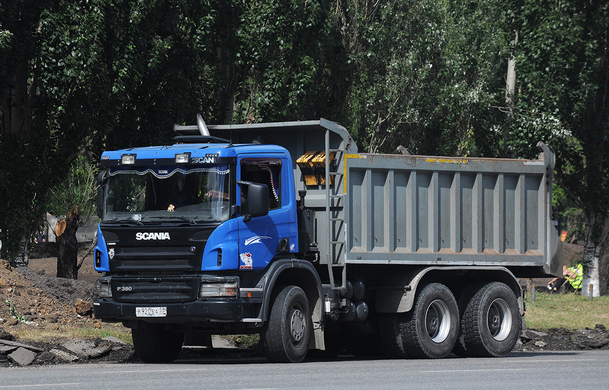 Омская область, № Р 920 ВА 55 — Scania ('2004) P380