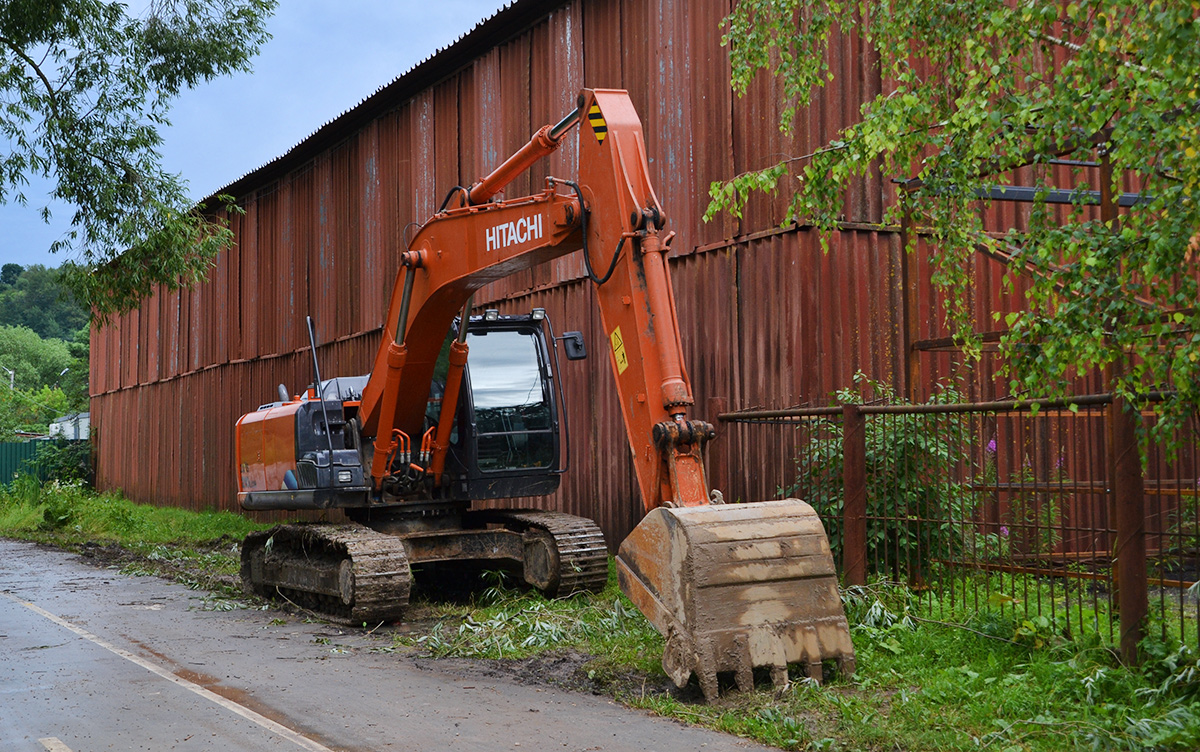 Калужская область, № (40) Б/Н СТ 0136 — Hitachi ZX210 (общая модель); Транспортные средства без номеров (Калужская область)