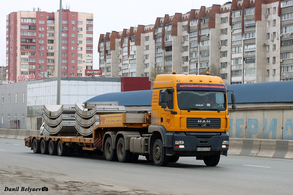 Челябинская область, № Н 222 УА 74 — MAN TGA 33.410