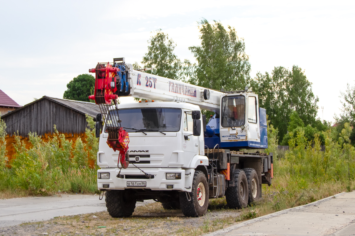 Ханты-Мансийский автоном.округ, № В 161 ХМ 86 — КамАЗ-43118 (общая модель)