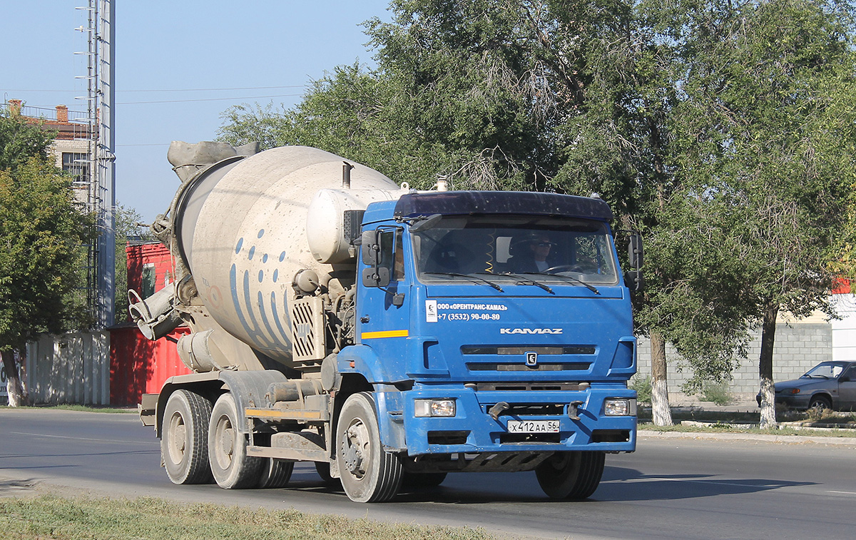 Оренбургская область, № Х 412 АА 56 — КамАЗ-6520-L4(19)