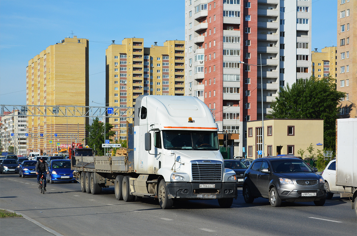 Тюменская область, № Р 706 ЕО 72 — Freightliner Columbia