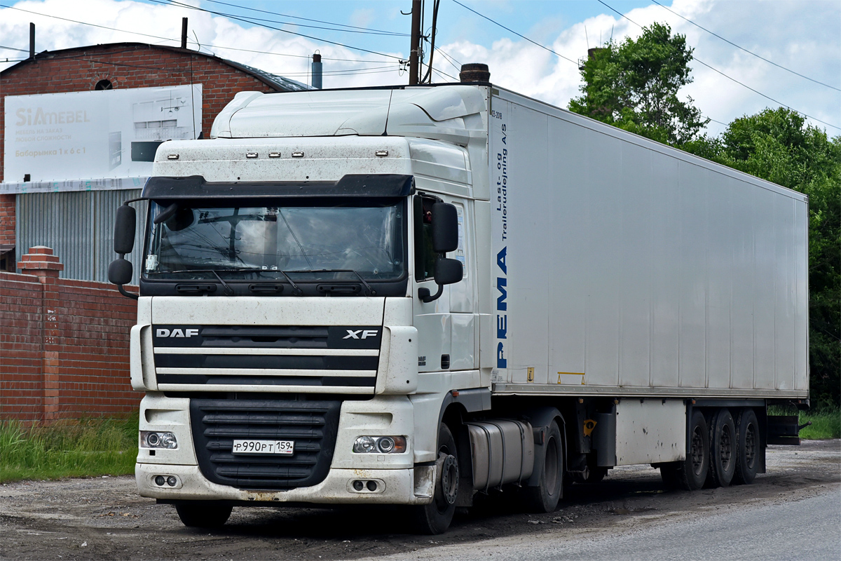 Пермский край, № Р 990 РТ 159 — DAF XF105 FT