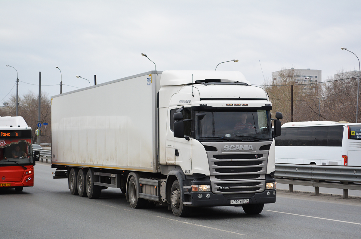 Челябинская область, № У 290 ХВ 174 — Scania ('2013) R400