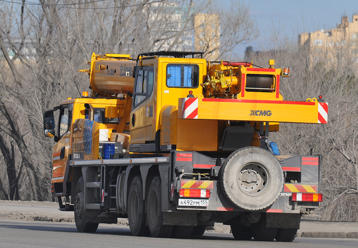 Омская область, № А 492 РМ 155 — XCMG (общая модель)