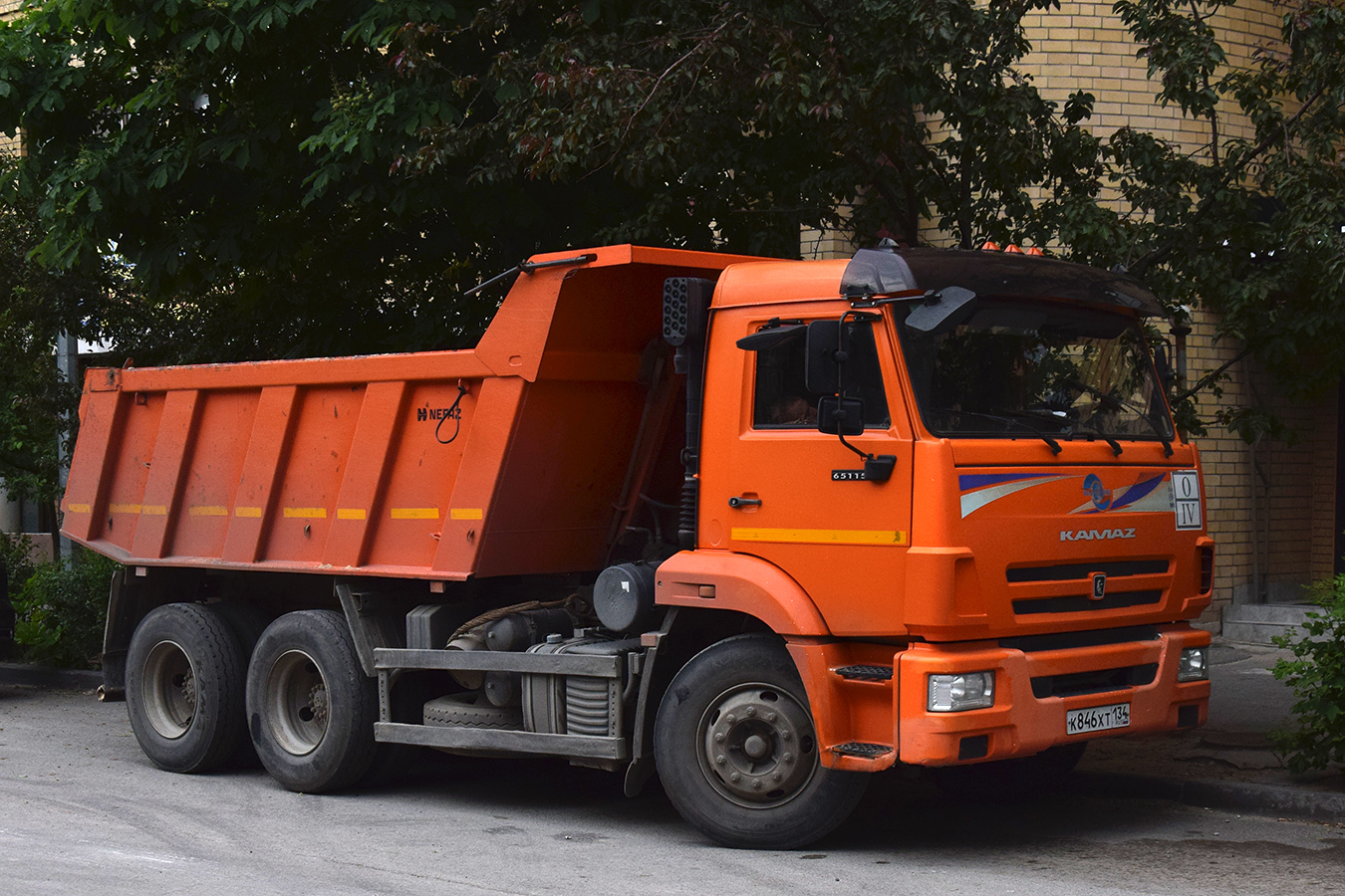 Волгоградская область, № К 846 ХТ 134 — КамАЗ-65115-50