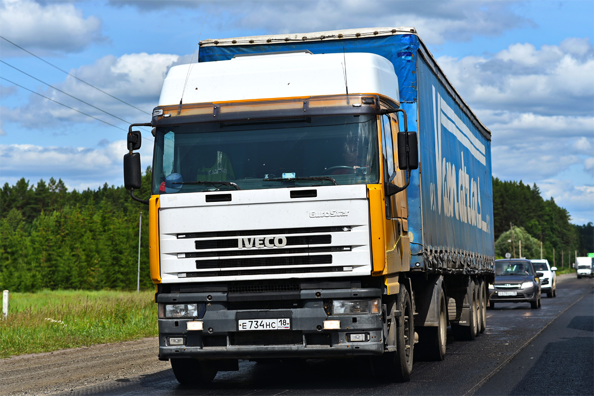 Удмуртия, № Е 734 НС 18 — IVECO EuroStar