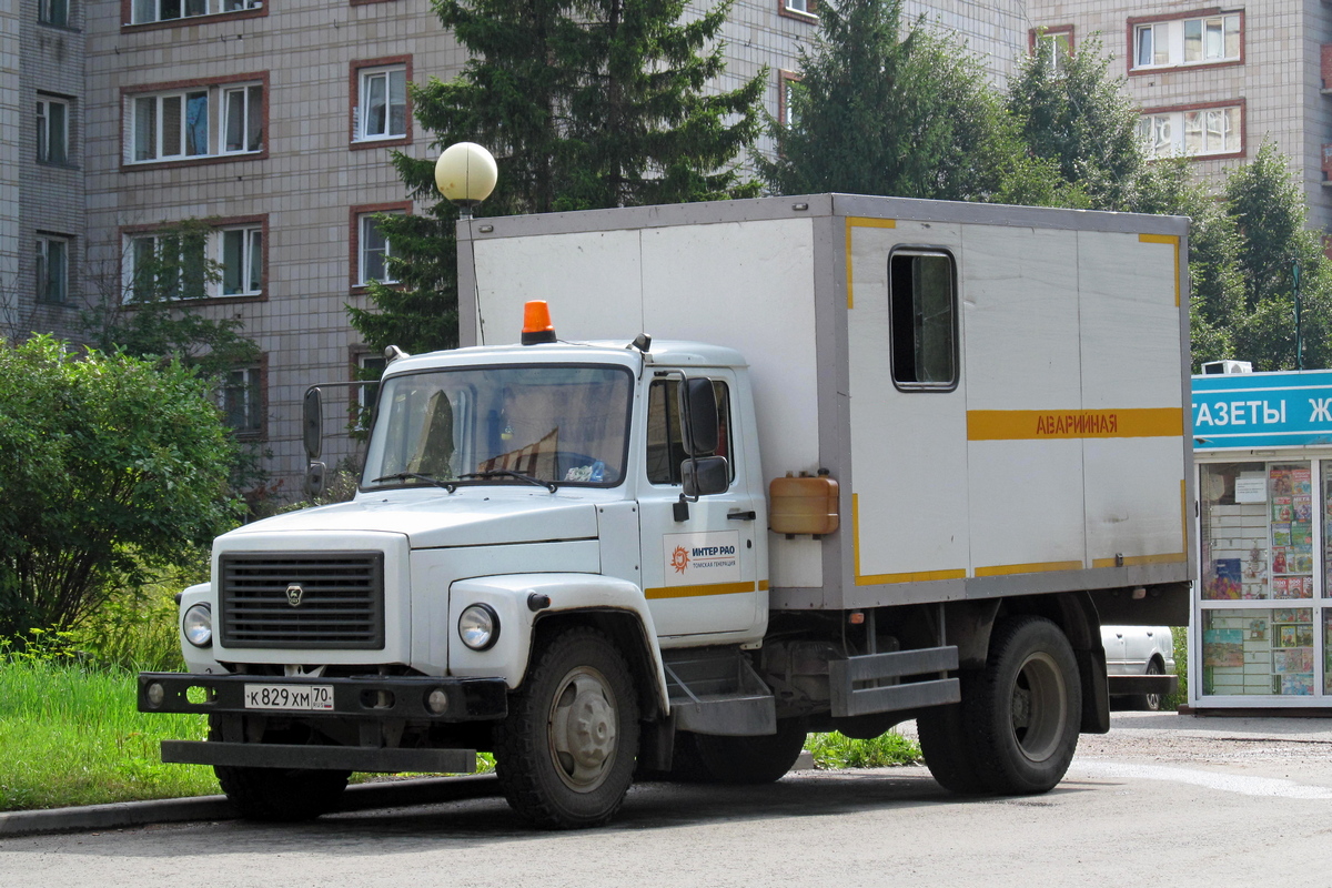 Томская область, № К 829 ХМ 70 — ГАЗ-3309