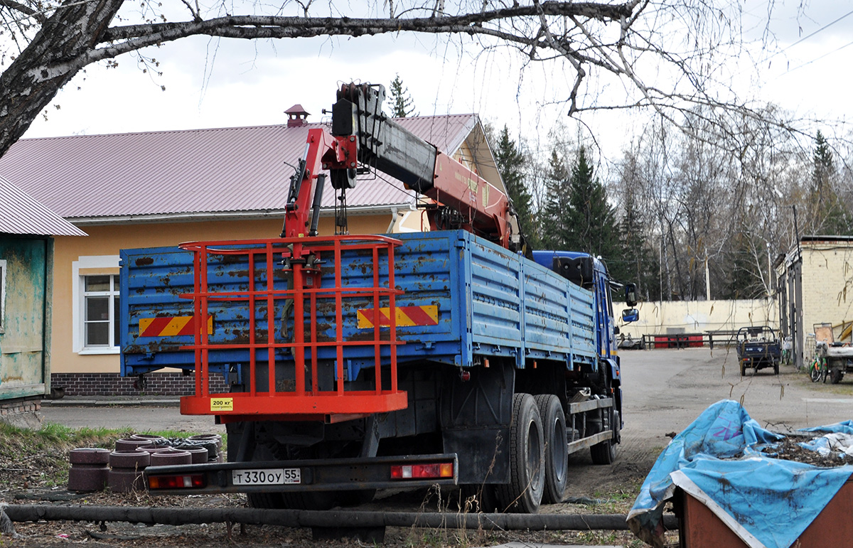 Омская область, № Т 330 ОУ 55 — КамАЗ-65117 (общая модель)